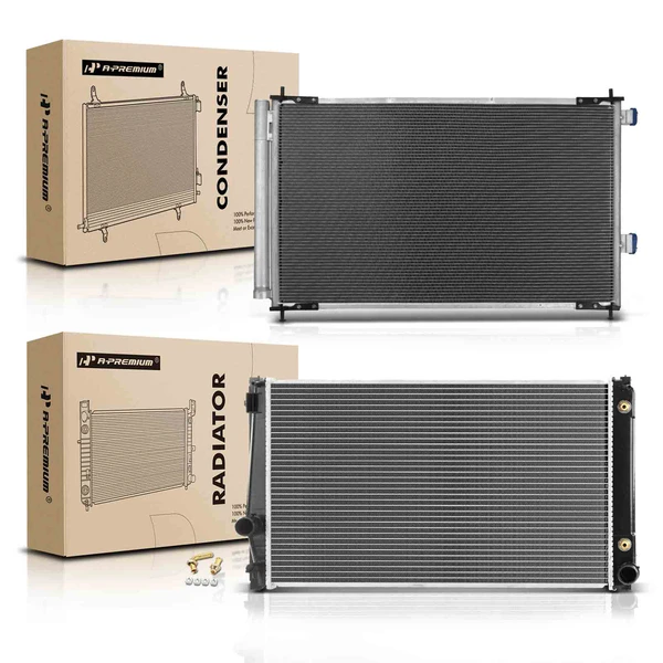 Radiator & AC Condenser Cooling Kit for Toyota RAV4 2006-2012