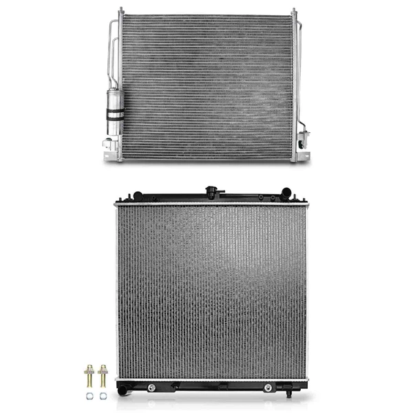 Radiator & AC Condenser Cooling Kit for 2005-2015 Nissan Xterra