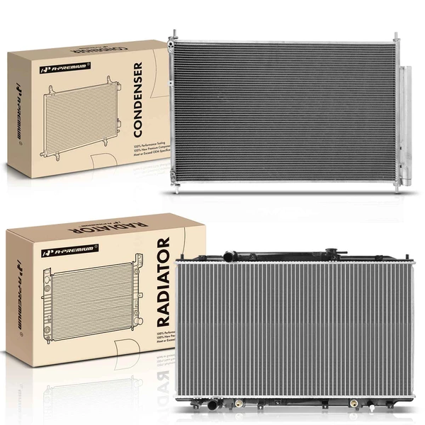 Radiator & AC Condenser Cooling Kit for Honda Odyssey 2005-2010 V6 3.5L