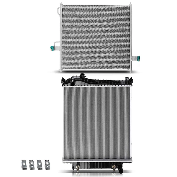Radiator & AC Condenser Cooling Kit for 2006 Ford Explorer 4.6L V8