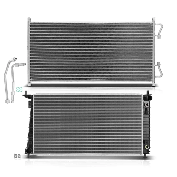 Radiator & AC Condenser Cooling Kit for Ford F-150 05-08 Lincoln Mark LT 06-08