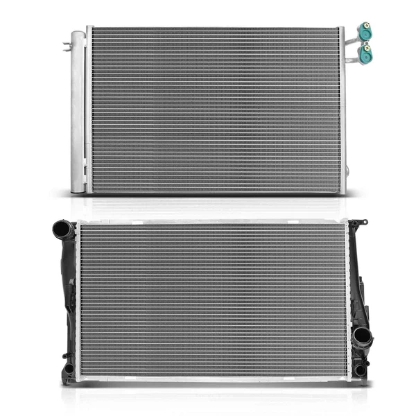 Radiator & AC Condenser Cooling Kit for BMW E84 X1 E89 Z4 2009-2011 2015-2016