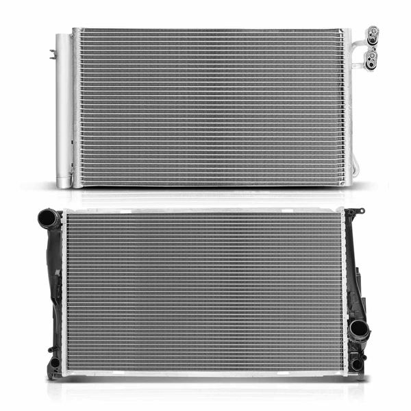 Radiator & AC Condenser Cooling Kit for 2009-2013 BMW 335i xDrive