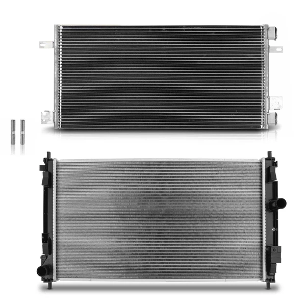 Radiator & AC Condenser Cooling Kit for 2007-2010 Dodge Caliber