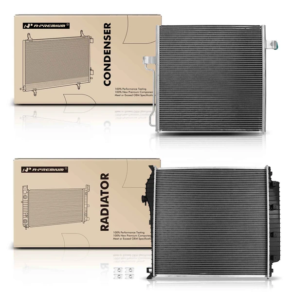 Radiator & AC Condenser Cooling Kit for 2007-2010 Ford Explorer