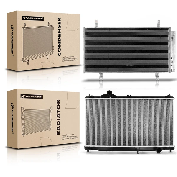 Radiator & AC Condenser Cooling Kit for Lexus IS250 IS350 2006-2014 V6 2.5L 3.5L