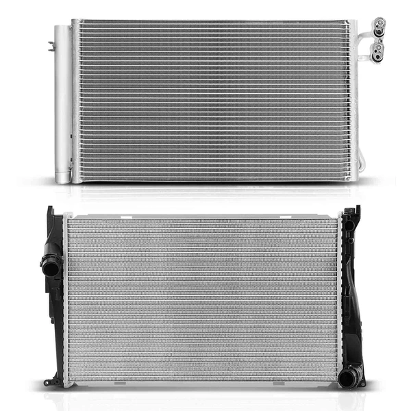 Radiator & AC Condenser Cooling Kit for 2009-2013 BMW 335i xDrive