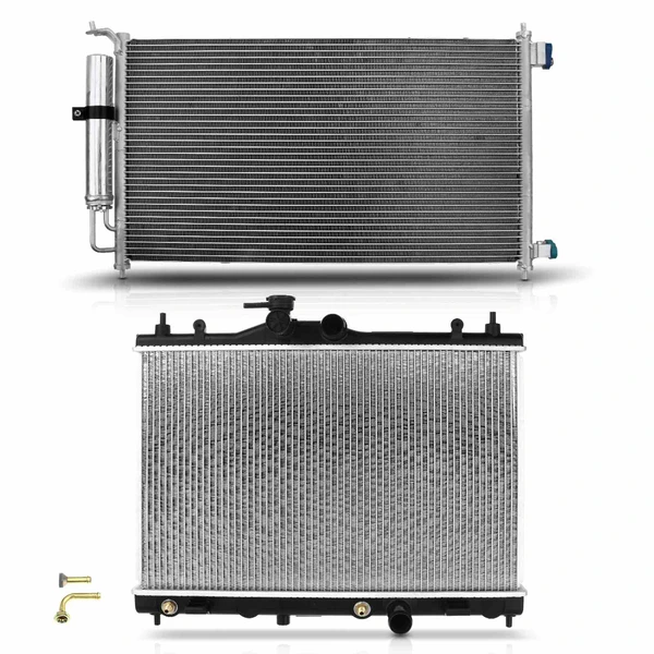 Radiator & AC Condenser Cooling Kit for 2007-2011 Nissan Versa