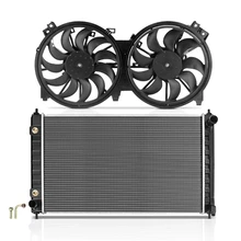 2 Pcs Radiator & Cooling Fan Assembly Kit for 2016-2021 Nissan Maxima