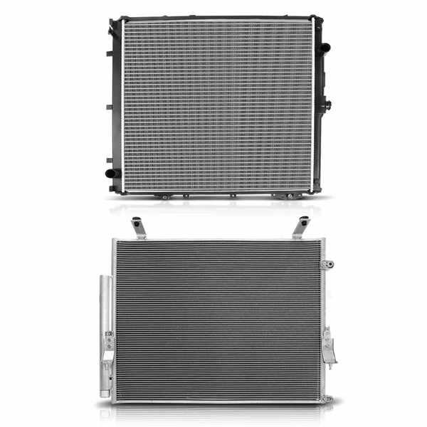 Radiator & AC Condenser Cooling Kit for Toyota Sequoia 2008-2013 Tundra 2007-2019