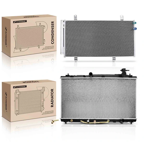 Radiator & AC Condenser Cooling Kit for Toyota Camry 2008-2009 Lexus ES350 2007-2012