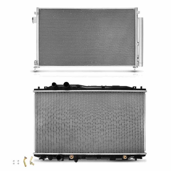 Radiator & AC Condenser Cooling Kit for Honda Civic 2010-2011 L4 1.3L Automatic