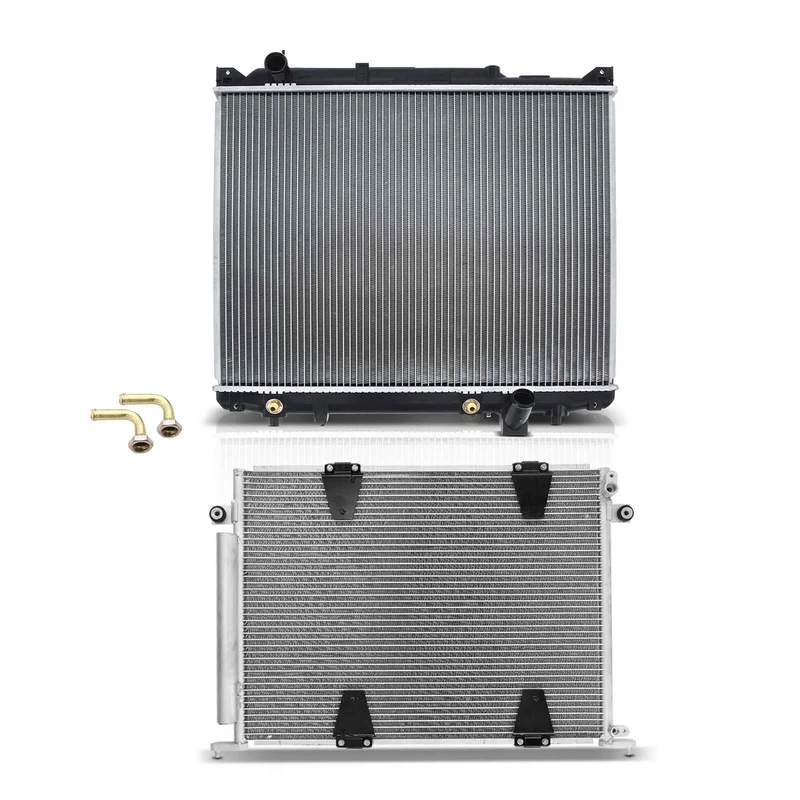 Radiator & AC Condenser Cooling Kit for Ford Suzuki XL-7 2004-2006 L4 2.7L