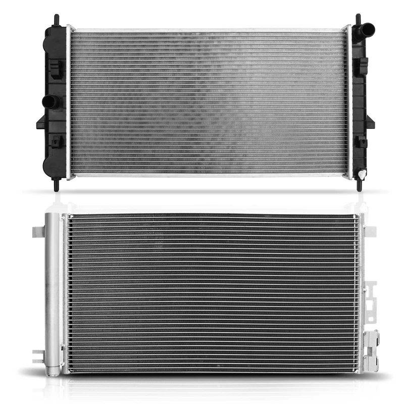 Radiator & AC Condenser Cooling Kit for Chevrolet Cobalt Pontiac G5 Pursuit Ion