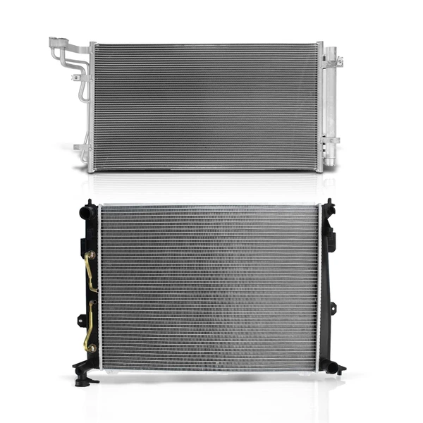 Radiator & AC Condenser Cooling Kit for Hyundai Genesis 2009-2010 V6 3.8L