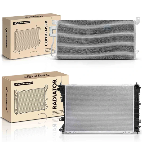 Radiator & AC Condenser Cooling Kit for Ford Escape 2009-2012 Mazda Tribute