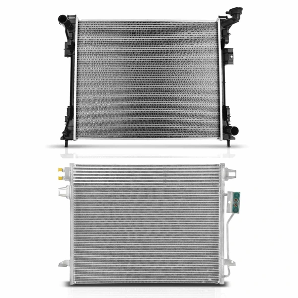 Radiator & AC Condenser Cooling Kit for 2012-2015 Ram C/V