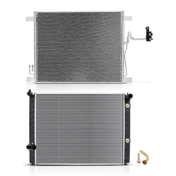 Radiator & AC Condenser Cooling Kit for 2009-2012 INFINITI FX35