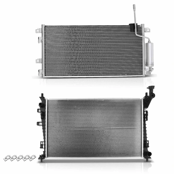 Radiator & AC Condenser Cooling Kit for Ford Focus 2008-2011 L4 2.0L