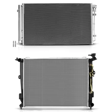 Radiator & AC Condenser Cooling Kit for 2012 Hyundai Genesis 5.0L V8
