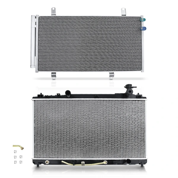 Radiator & AC Condenser Cooling Kit for Toyota Venza 2009-2016 L4 2.7L