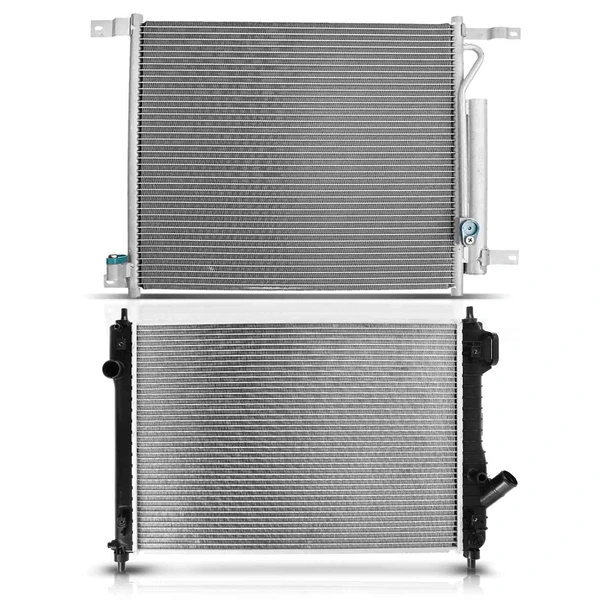 Radiator & AC Condenser Cooling Kit for Chevrolet Aveo Aveo5 2009-2011 Pontiac