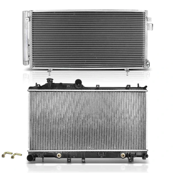 Radiator & AC Condenser Cooling Kit for Subaru Forester 2009-2013 H4 2.5L