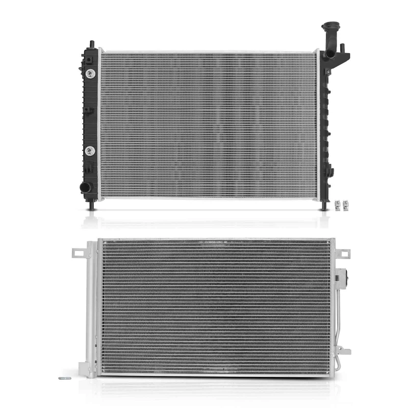 Radiator & AC Condenser Cooling Kit for Chevrolet Traverse GMC Acadia Buick 3.6L