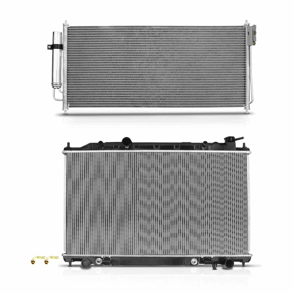 Radiator & AC Condenser Cooling Kit for Nissan Maxima 2007-2008 V6 3.5L Sedan