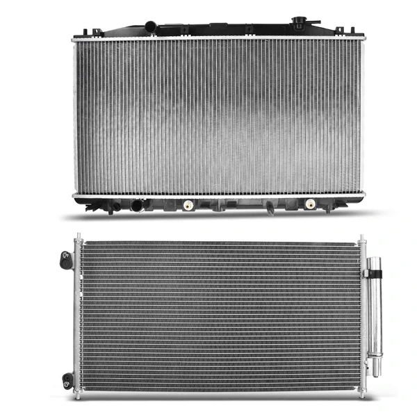 Radiator & AC Condenser Cooling Kit for Honda Accord 2008-2012 Crosstour L4 2.4L