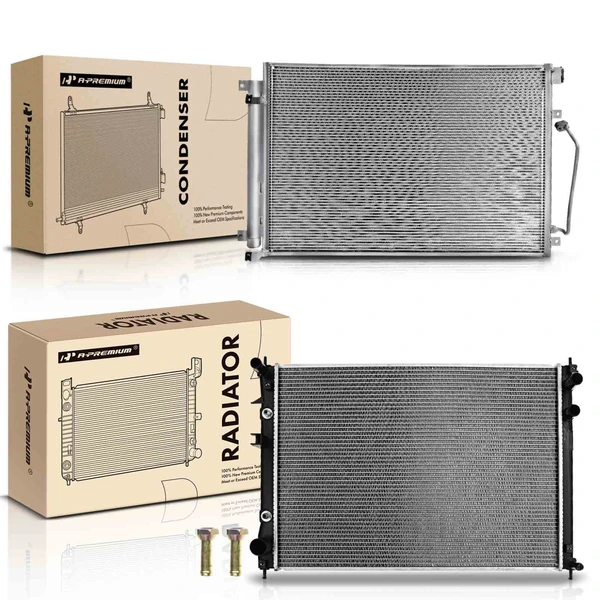 Radiator & AC Condenser Cooling Kit for Subaru Tribeca 2008-2014 B9 Tribeca 2006-2007