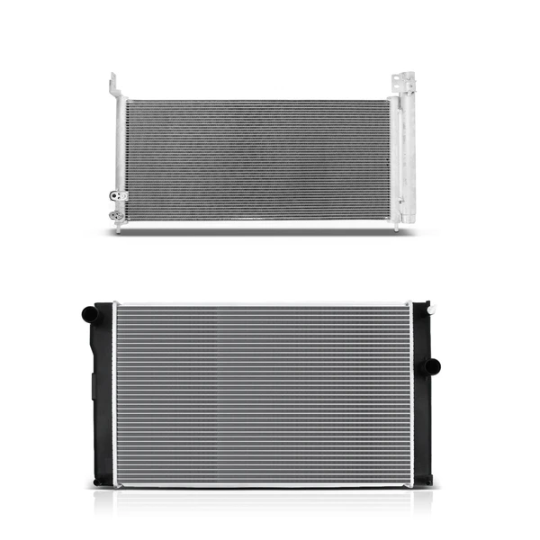 Radiator & AC Condenser Cooling Kit for Toyota Prius 10-15 Lexus CT200h 11-16