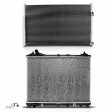 Radiator & AC Condenser Cooling Kit for Suzuki Grand Vitara 2009-2013 L4 2.4L