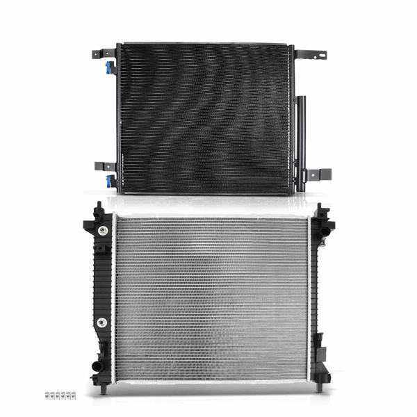 Radiator & AC Condenser Cooling Kit for 2010-2016 Cadillac SRX