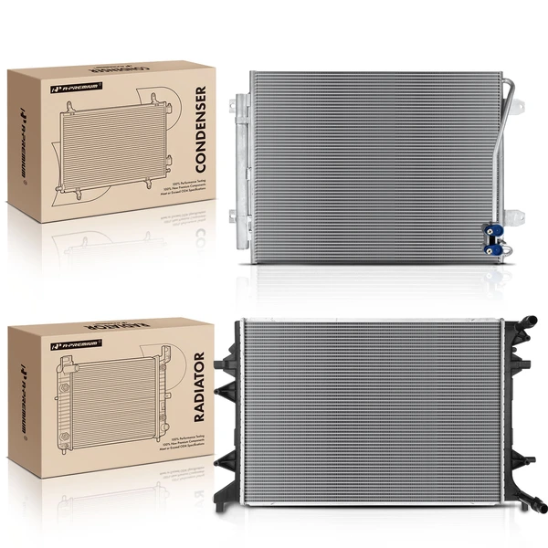Radiator & AC Condenser Cooling Kit for 2012-2014 Volkswagen Passat