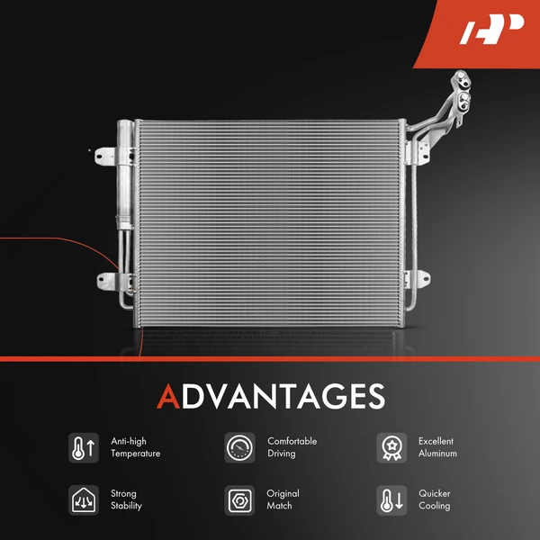 Radiator & AC Condenser Cooling Kit for Volkswagen Tiguan 2009-2017 Tiguan Limited