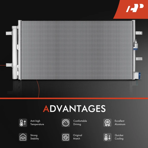 Radiator & AC Condenser Cooling Kit for Audi A5 Quattro Q5 S4 S5 Automatic