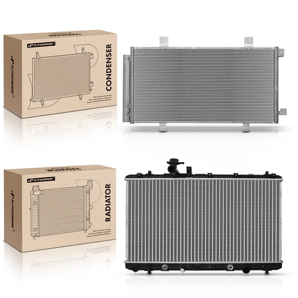 Radiator & AC Condenser Cooling Kit for Suzuki SX4 2010-2013 L4 2.0L