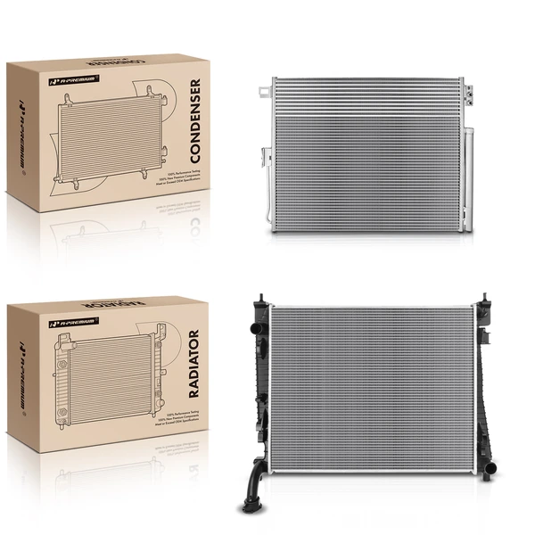 Radiator & AC Condenser Cooling Kit for 2011-2021 Jeep Grand Cherokee
