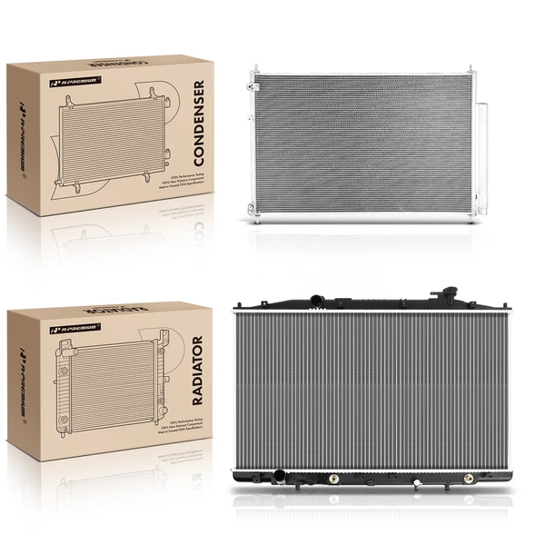 Radiator & AC Condenser Cooling Kit for Honda Odyssey 2011-2017 Automatic