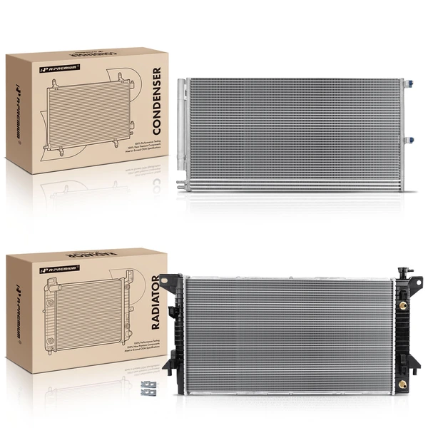 Radiator & AC Condenser Cooling Kit for 2010-2014 Ford F-150