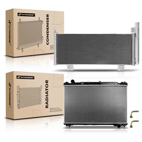 Radiator & AC Condenser Cooling Kit for Lexus GS450h 2013-2016 3.5L