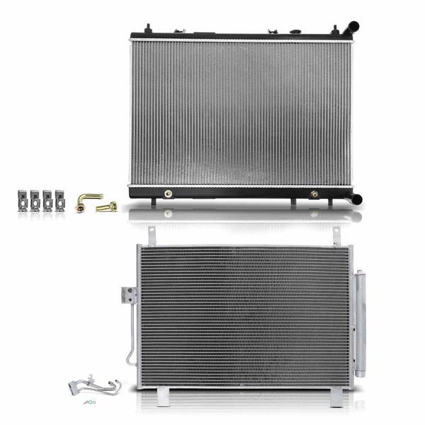 Radiator & AC Condenser Cooling Kit for 2014-2018 INFINITI QX60