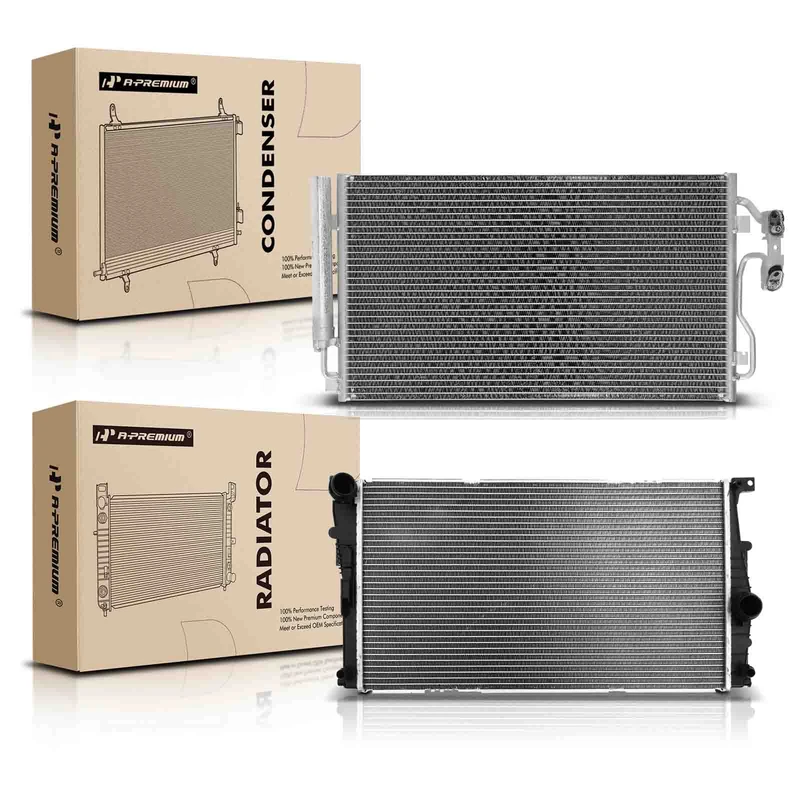Radiator & AC Condenser Cooling Kit for 2014-2015 BMW 428i