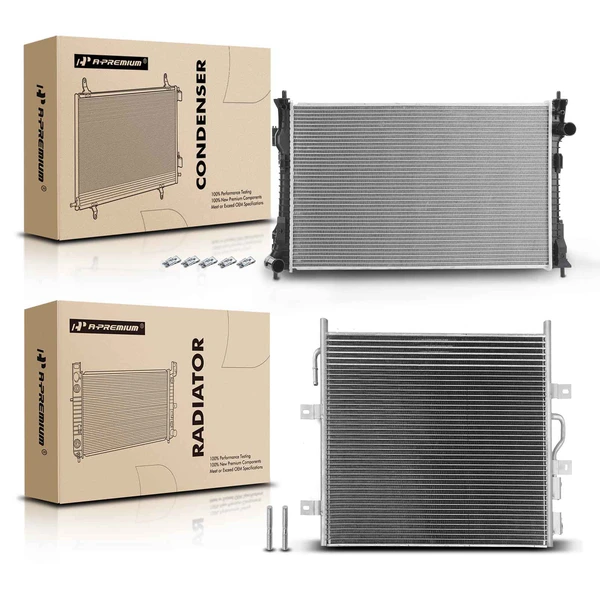 Radiator & AC Condenser Cooling Kit for Ford Taurus Police Interceptor Sedan