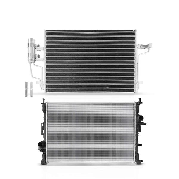 Radiator & AC Condenser Cooling Kit for Ford Escape 2013-2016 L4 2.0L
