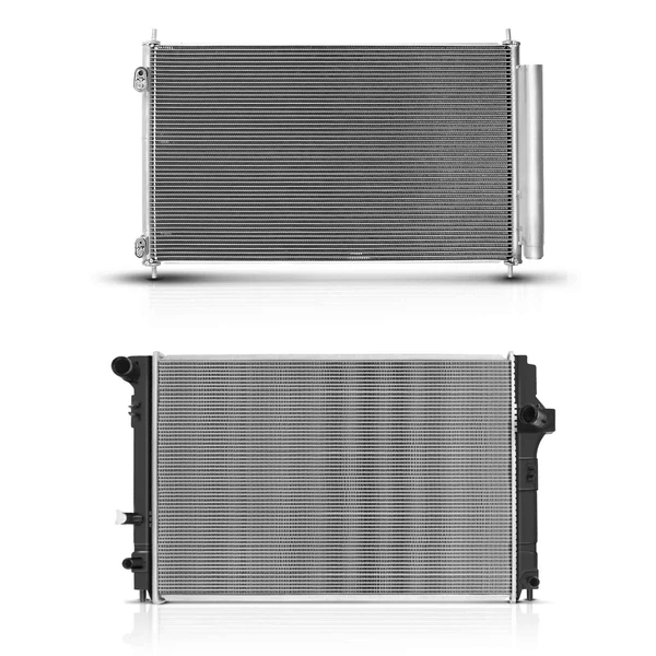Radiator & AC Condenser Cooling Kit for 2012-2019 Toyota Prius C