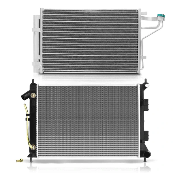 Radiator & AC Condenser Cooling Kit for 2013-2015 Hyundai Elantra GT
