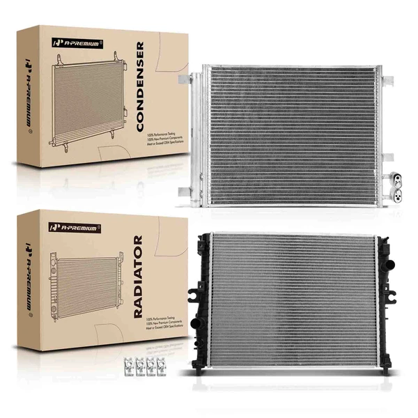 Radiator & AC Condenser Cooling Kit for Chevrolet Corvette 2014-2019 6.2L