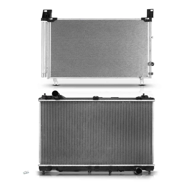 Radiator & AC Condenser Cooling Kit for Lexus IS300 IS350 2016-2017 3.5L Sedan
